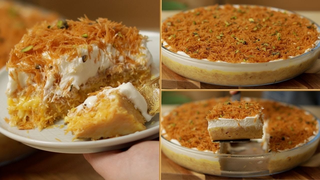 Пакистанский десерт из вермишели с карамельным кремом и печеньем. Результат потрясающий!