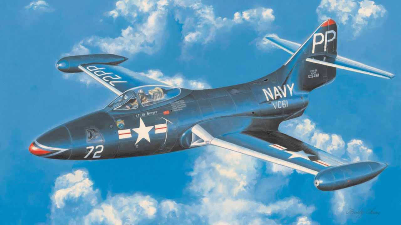 IL-2 Sturmovik 1946+BAT. F9F-2 Panther,Carrier Take Off/Landing