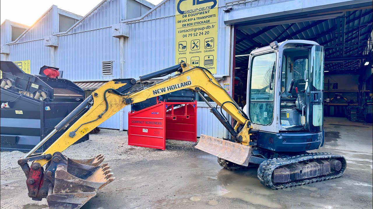 Mini pelle 3,5T New Holland E35B SR