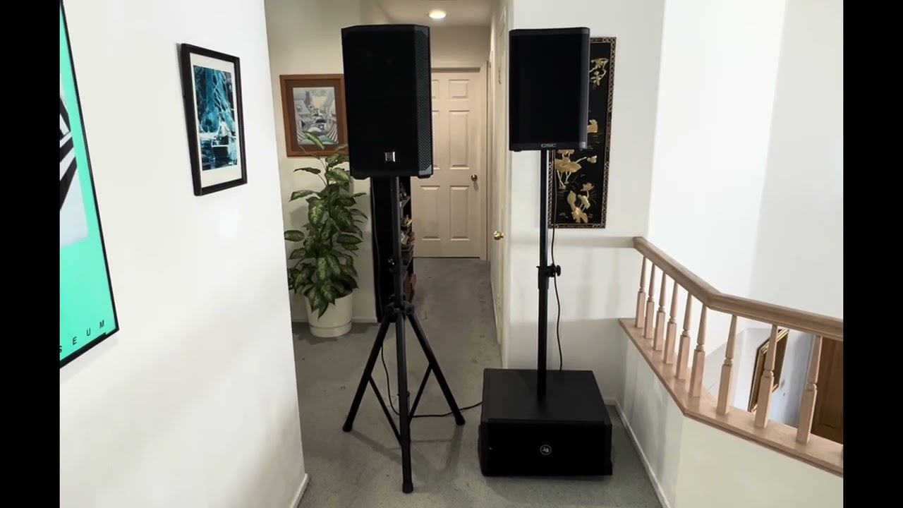 Новая акустическая система QSC CB10 + Electro-Voice Everse 12 + MackieThump Sub Go = полностью ав...