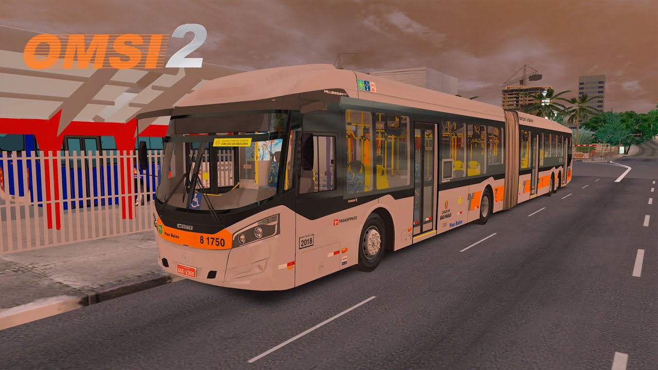 [OMSI 2] 8075-10 Metrô Butantã → T. Campo Limpo | Caio Millennium BRT II O500 UDA | SP Zona Oeste V1