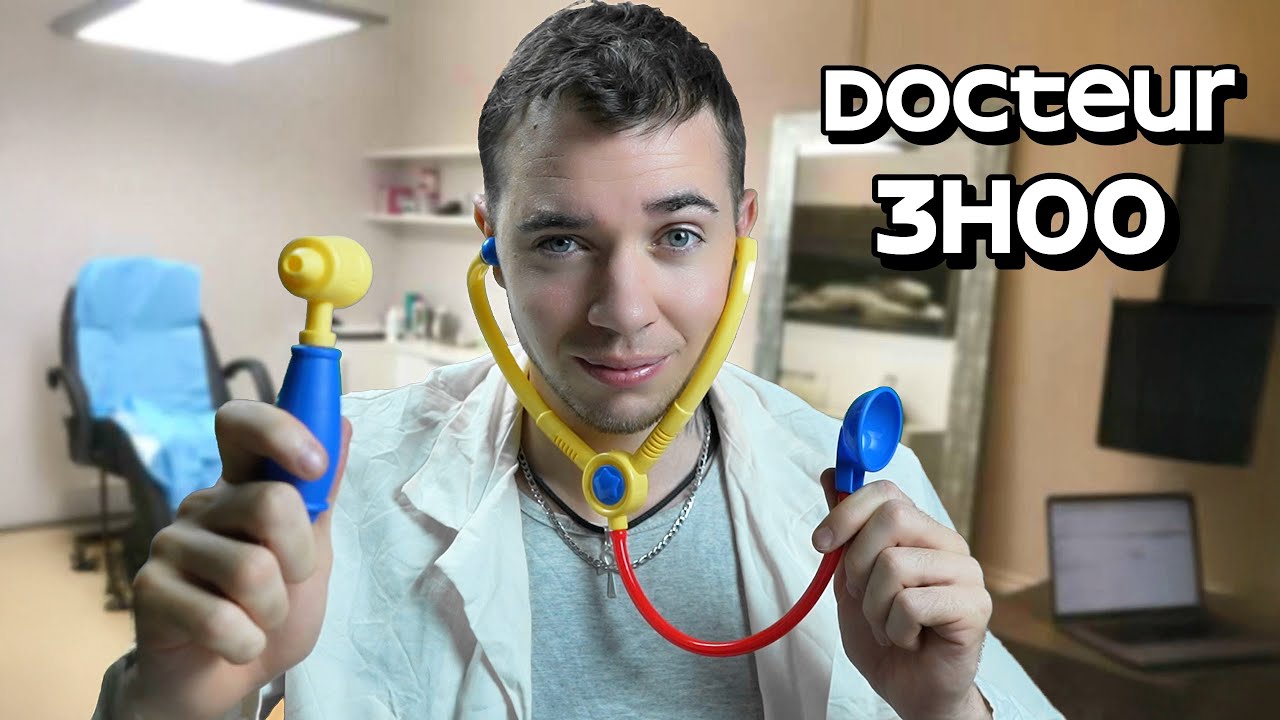 ASMR 3H00 : LE MEILLEUR DOCTEUR  POUR T'AIDER A DORMIR  👨‍⚕️🥼
