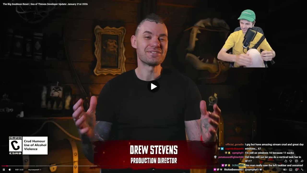 Crudstream Jan 23rnd SOT RANT S18 ACT 2 w/theb