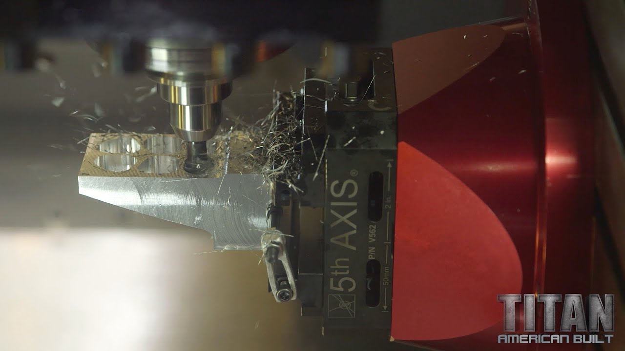 CNC Machining a Titanium Foot Peg