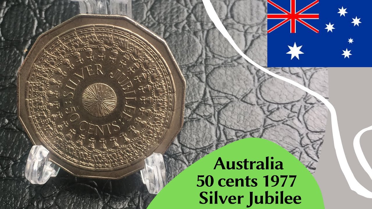 Coin Australia 50 cents 1977 - Silver Jubilee