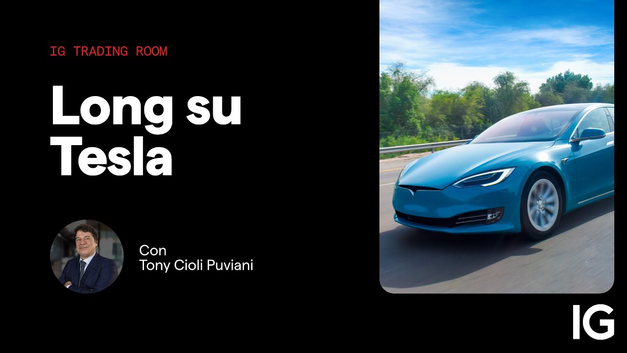 Long su Tesla| IG Trading Room 08.04.2024 con Tony Cioli Puviani