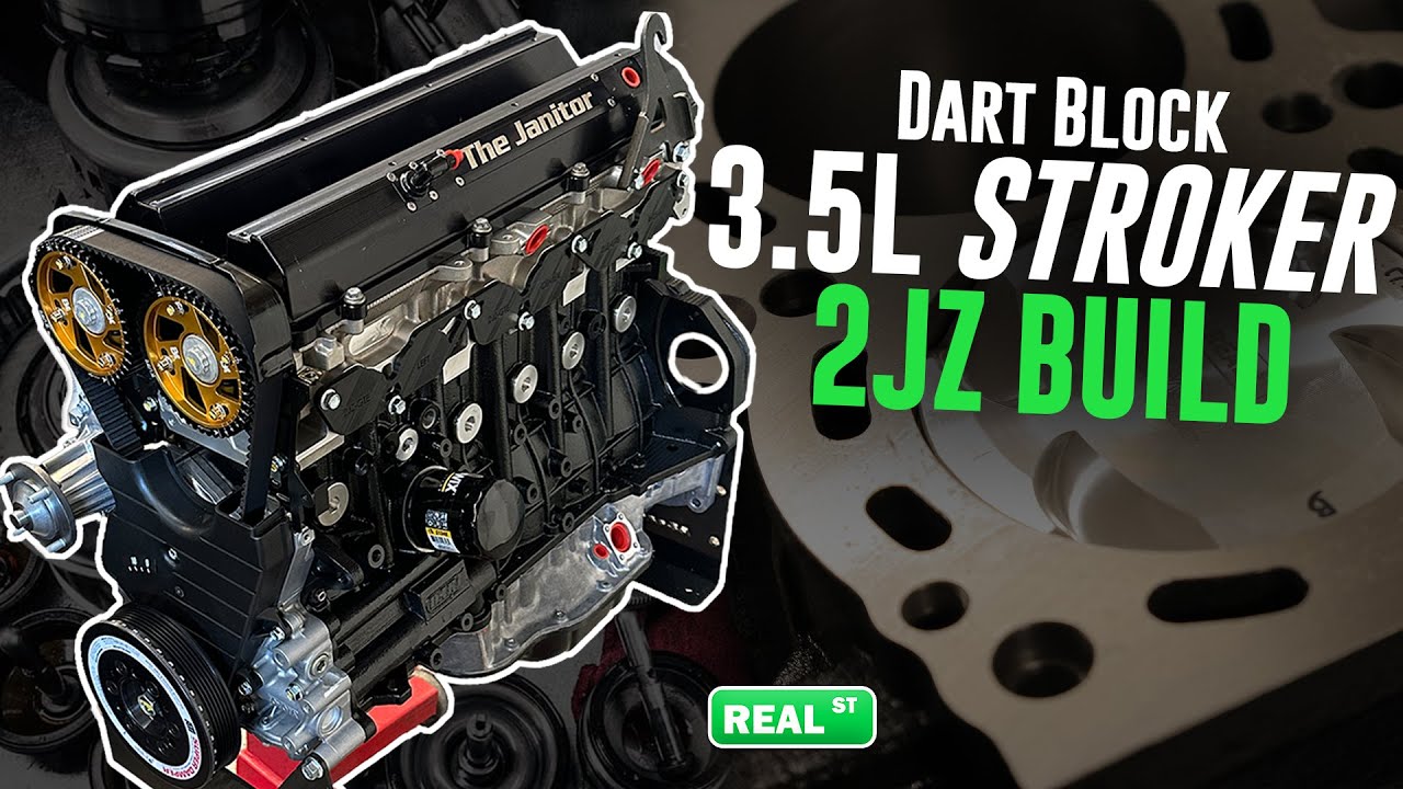 Сборка 3,5-литрового 2JZ с НОВЫМ литым блоком Dart! 2000 л.с.