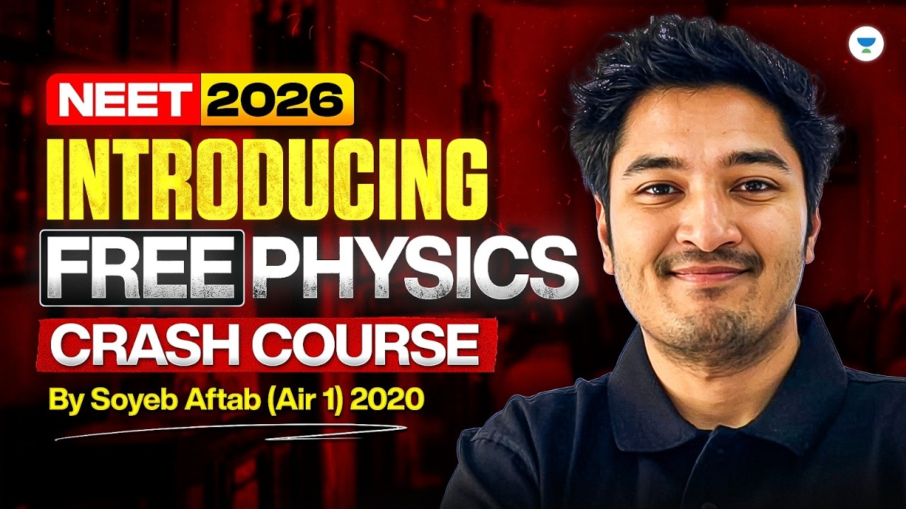 AIR 1 Teaching Physics FREE 😳 | NEET 2026 Crash Course | Soyeb Aftab