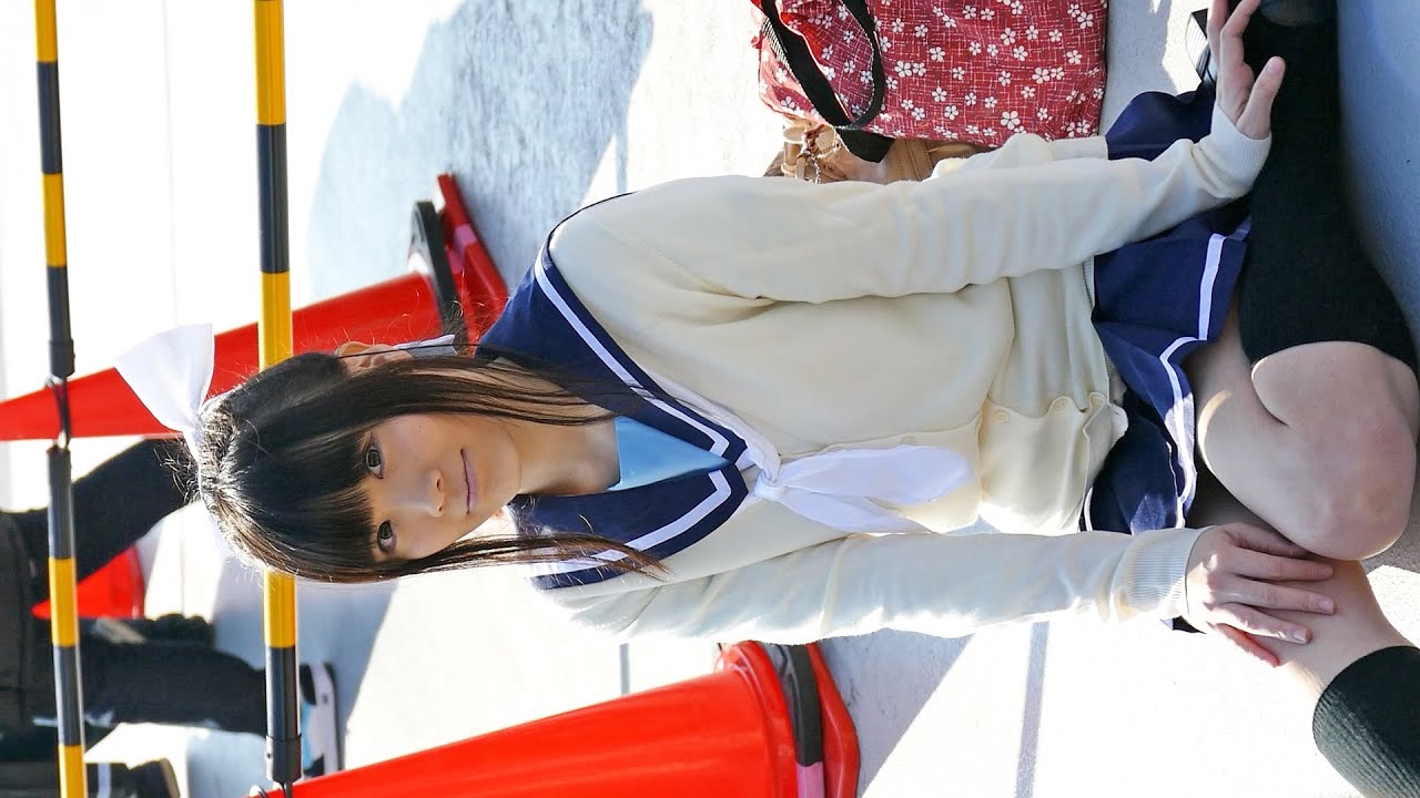 [4k] Schoolgirl Sailor Cosplay Fancam Comiket コミケット コスプレ レイヤー Japanese @chirin_sakura