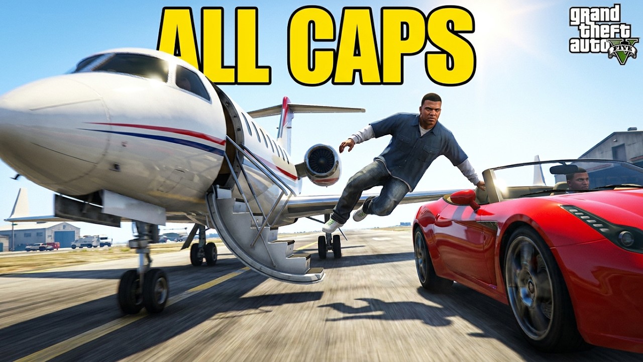 Franklin Hijack Private Jet |GTA5|PS5