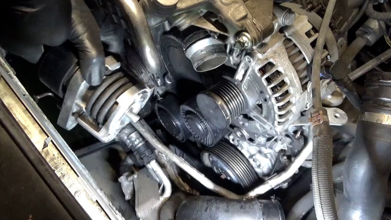 BMW (2006-2010) 335i E92 N54 - Drive Belt Tensioner - Idler Pulley Replacement - Part 1 of 2 #bmw