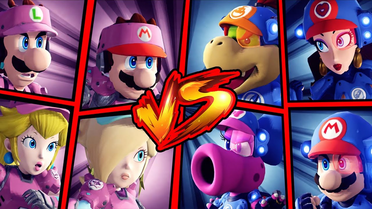 MARIO LUIGI PEACH ROSALINA CUP BATTLES - WINNER  or LOSER - Mario Strikers Battle League