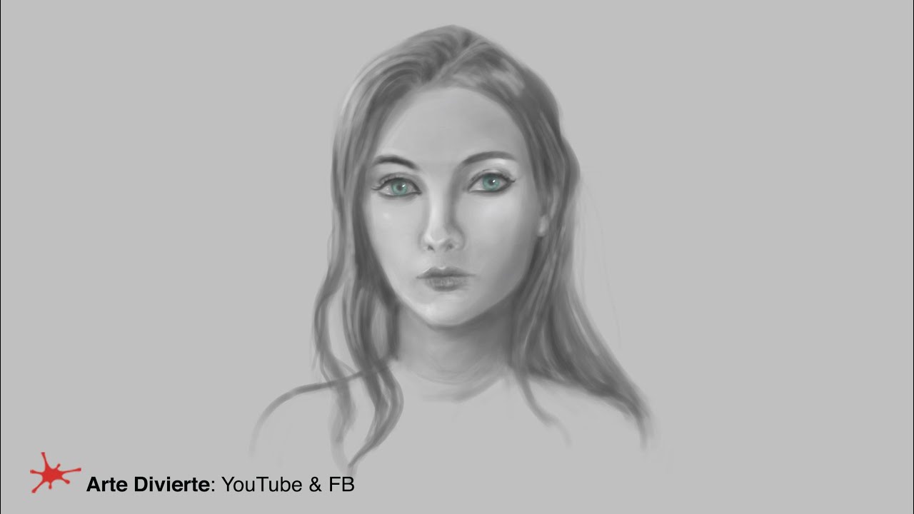 CÓMO DIBUJAR EL ROSTRO DE UNA CHICA - Digitalmente