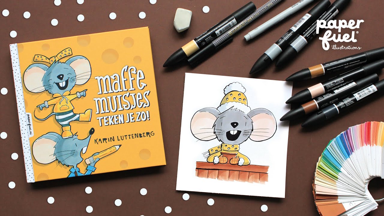 Teken mee met Mollie! Gratis Maffe Muisjes Tekenles