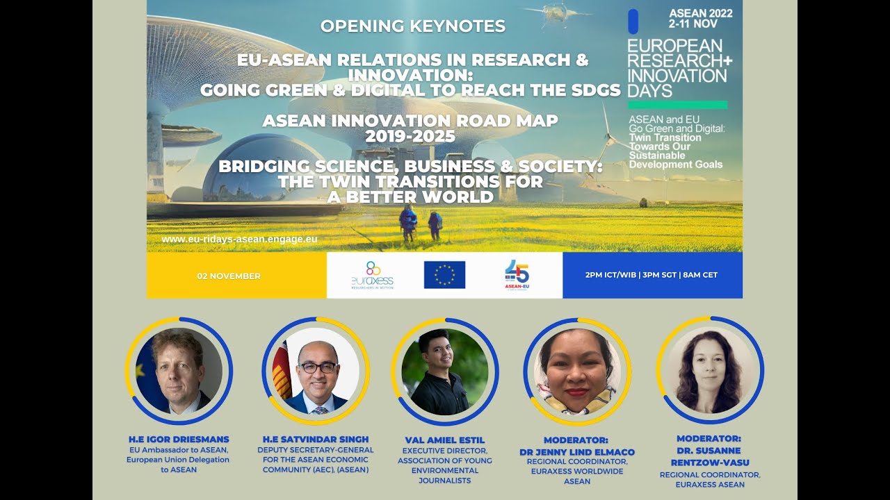 EU-ASEAN Relations in Research and Innovation: Going Green and Digital to Reach the SDGs