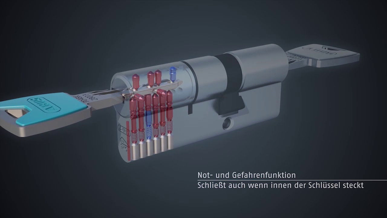 ABUS XP20S Profilzylinder mit Sicherungskarte