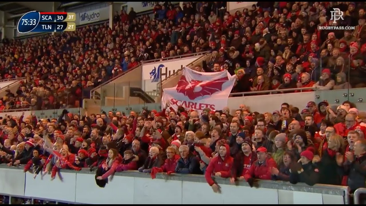 Best atmosphere in Welsh regional rugby history? Scarlets V Toulon 20/01/18