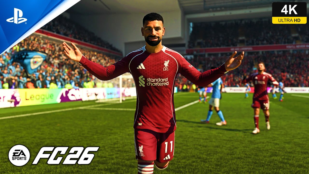 FC 26 - Liverpool vs Manchester City - gameplay ps5 4K español latino
