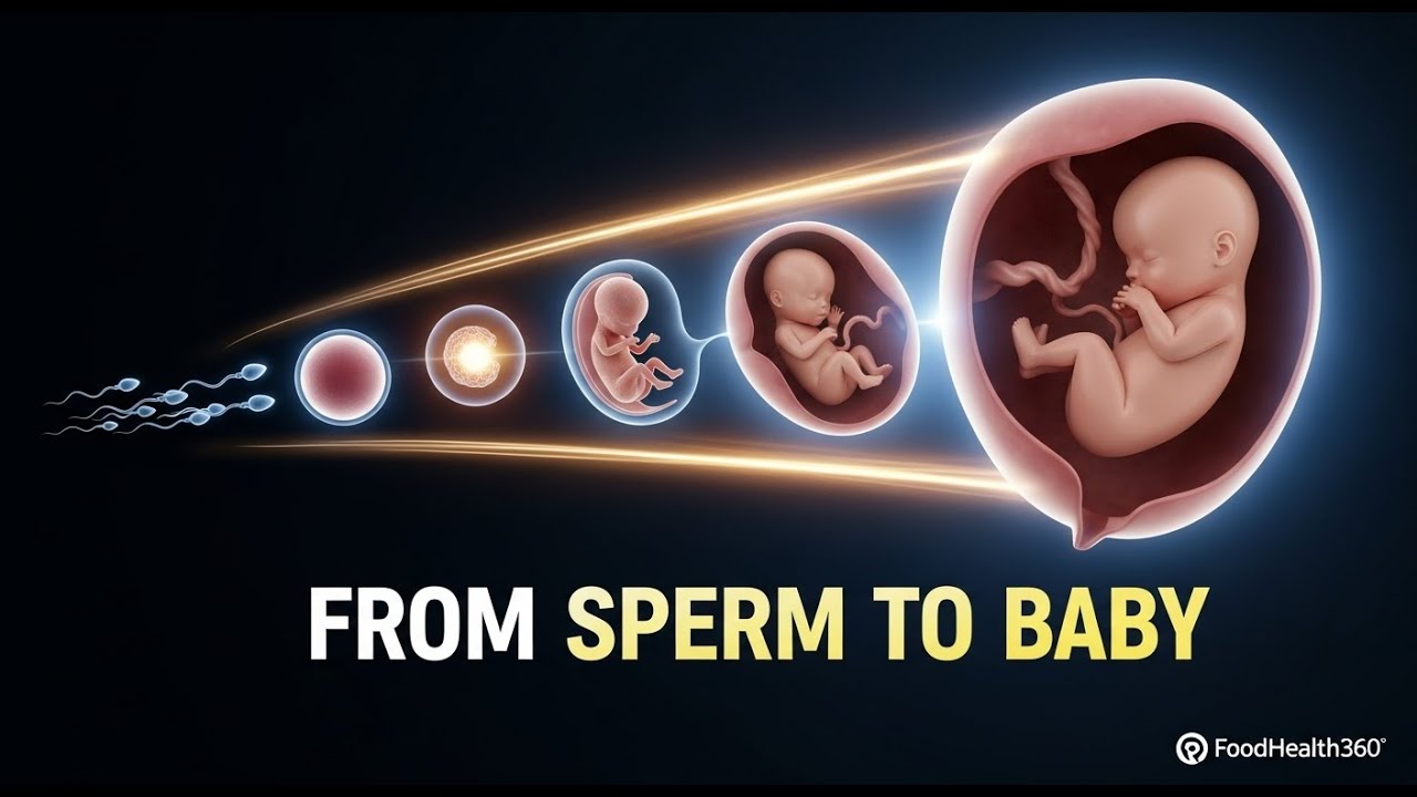 From Sperm to Birth: Human Development Explained in Stunning 3D  - Life's Beginning