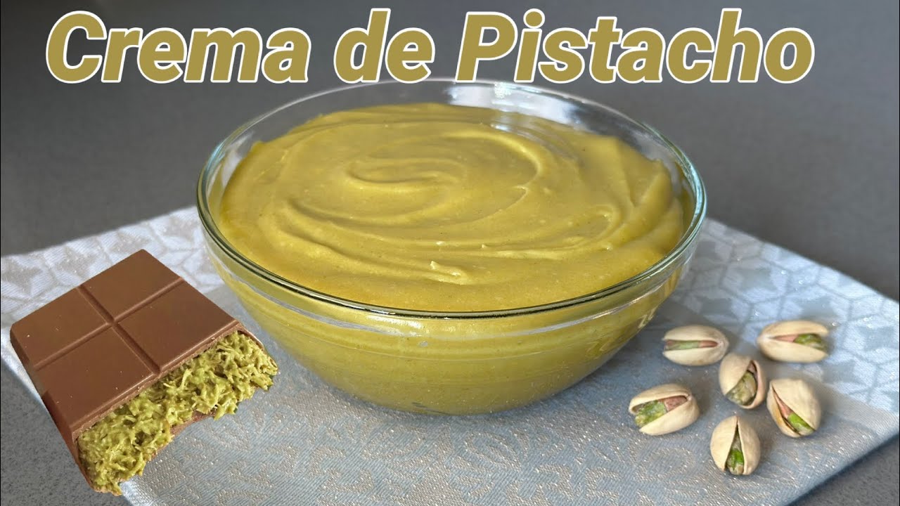 CREMA de PISTACHO CASERA para el CHOCOLATE DUBAI