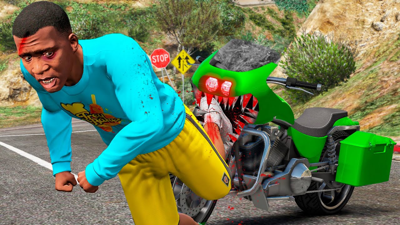 A MOTO AMALDI&Ccedil;OADA DO FRANKLIN NO GTA 5
