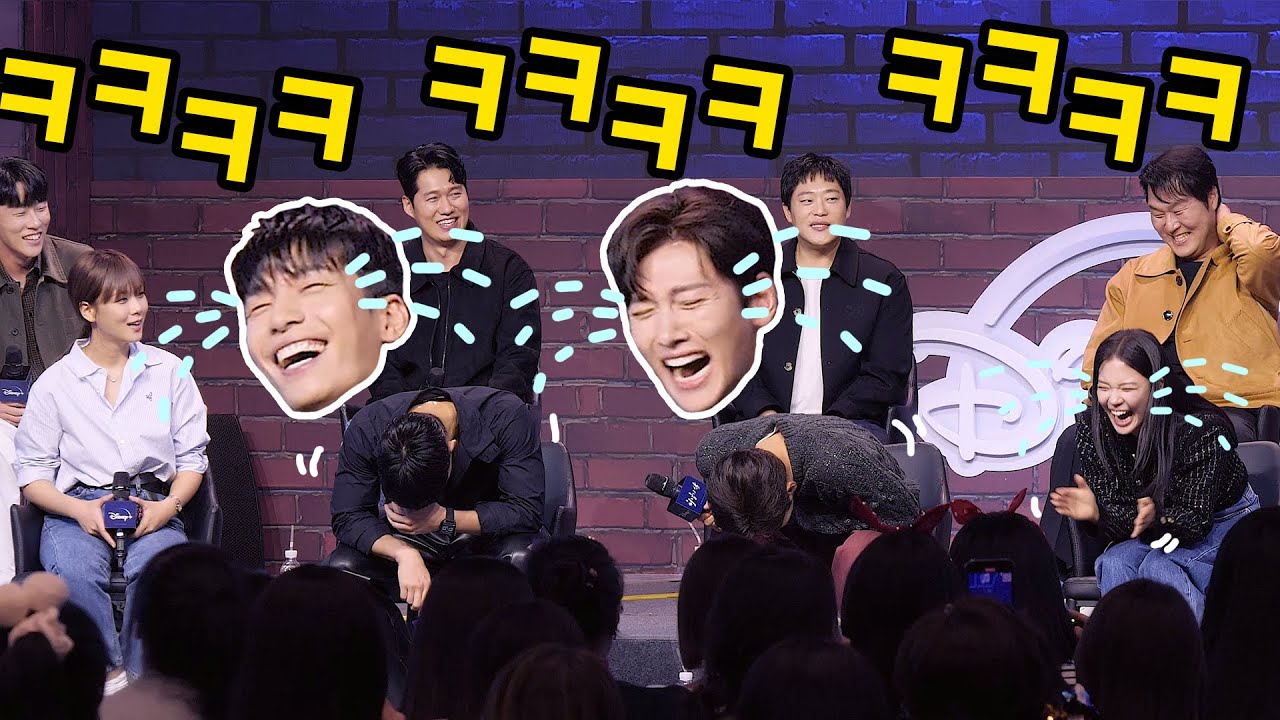 Eng] 게임하다 빵빵터지는 위하준, 지창욱, 임세미 Wi Hajun, Ji ChangWook, Lim Se Mi erupt in laughter: 최악의 악 쇼케이스 230926