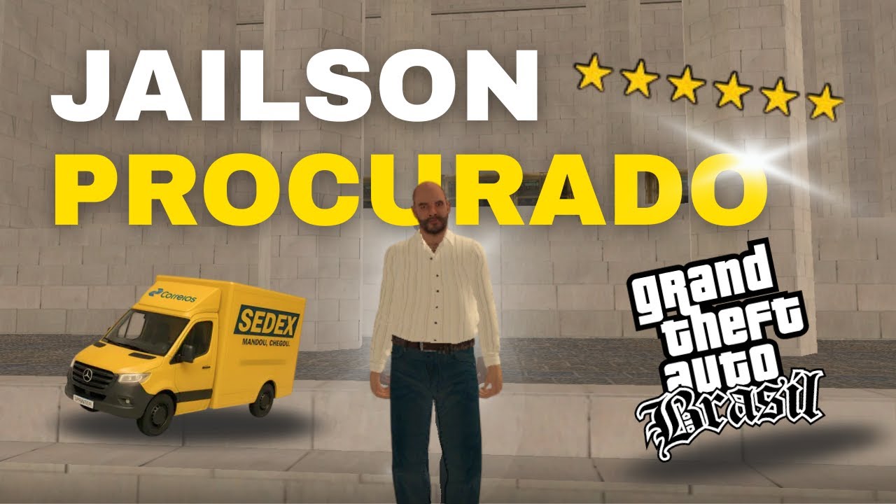 CRUZEI O MAPA DO GTA BRASILEIRO COM 6 ESTRELAS (COM O JAILSON)