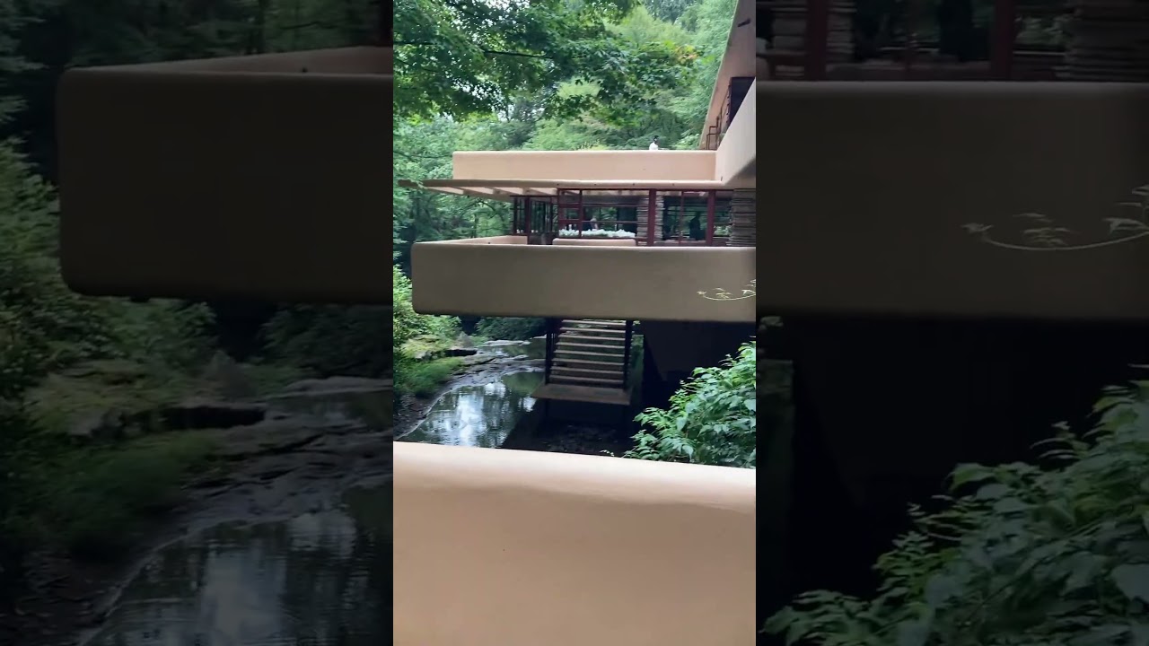 Up Close with Frank Lloyd Wright's Fallingwater: A Stunning Architectural Masterpiece