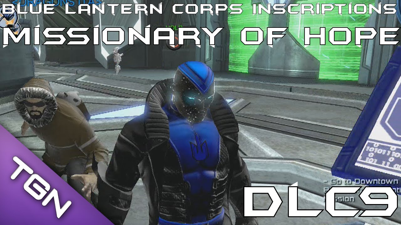 DCUO - DLC9 - Blue Lantern Corps Inscriptions Collection
