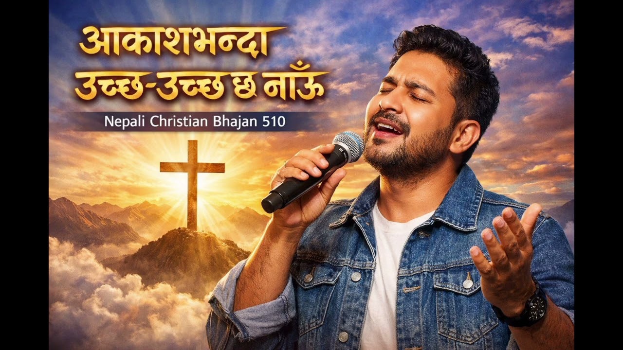 Nepali Christian Bhajan 510| आकाशभन्दा उच्च-उच्च छ नाउँ  By Simon Nepali