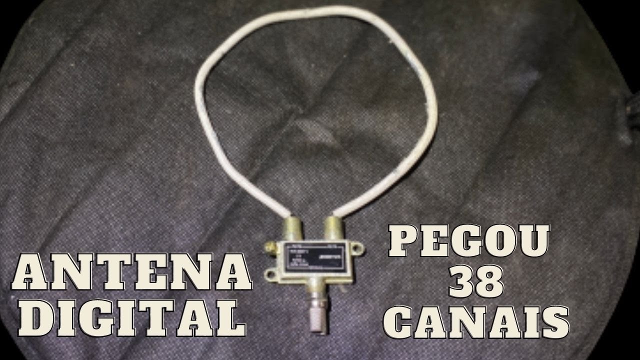 ANTENA DEGITAL CASEIRA FEITA COM DIVISOR GASTANDO 5 REAIS