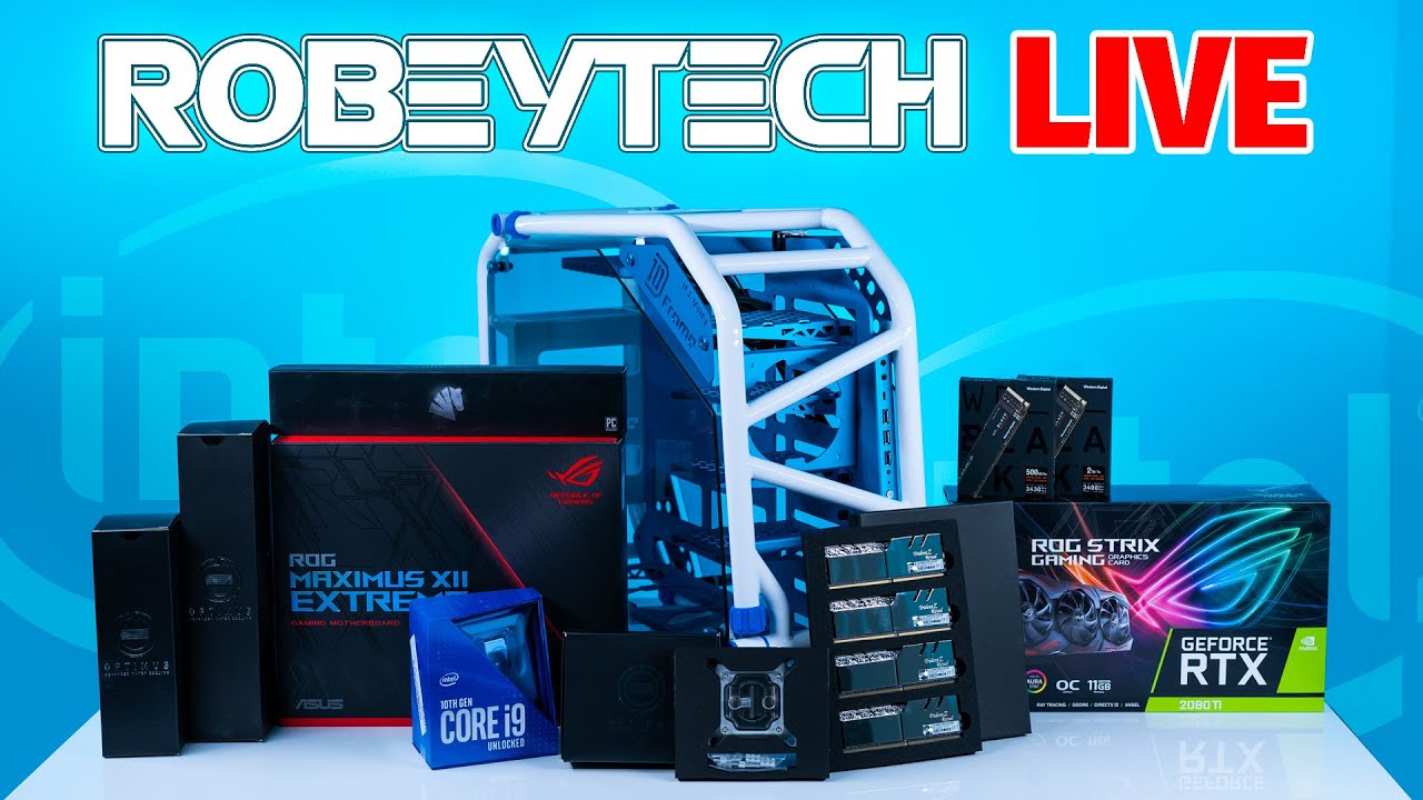 How to Build A PC - Intel Gamers Day Build - Giveaways + $5000+ Build ( 10900K / 2080Ti) | Robeytech