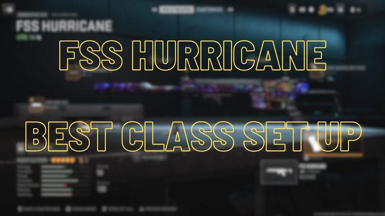 FSS HURRICANE BEST LOADOUT (BEST FSS HURRICANE MW2 SEASON 5 CLASS SETUP) #cod #callofduty #mw2