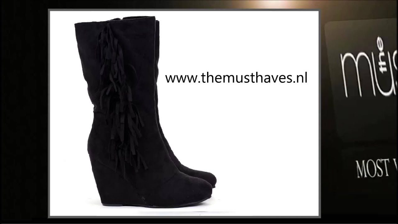 Musthaves Laarzen | Trash Fringles Black