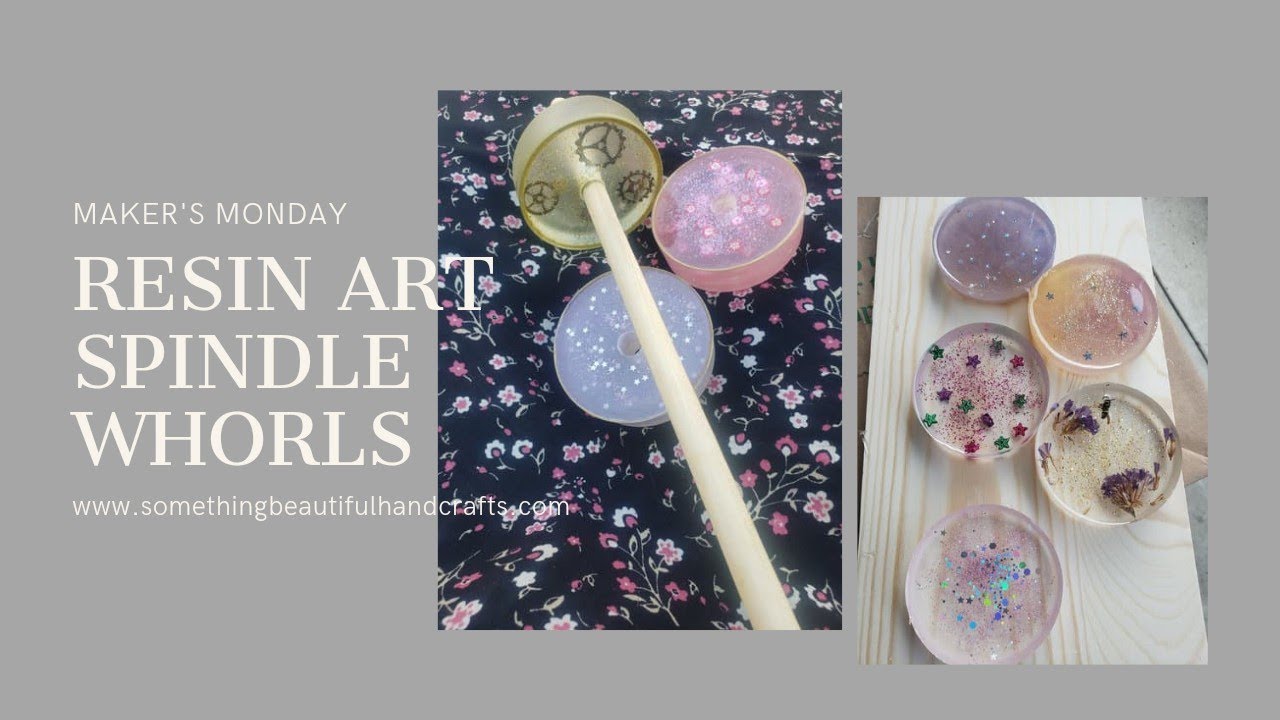 Resin Spindle Whorls: Spindle Spinning Yarn
