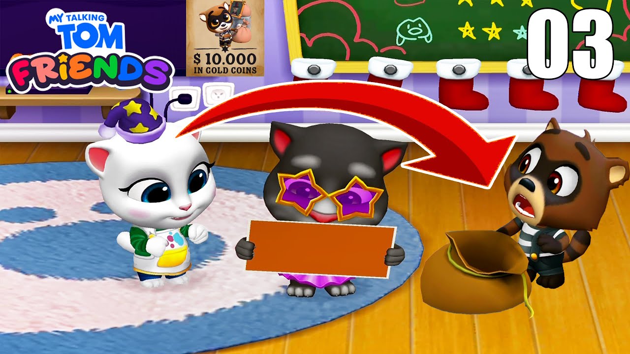 My Talking Tom Friends Gameplay (Android, iOS) Episode 03 - FHD Full Screen