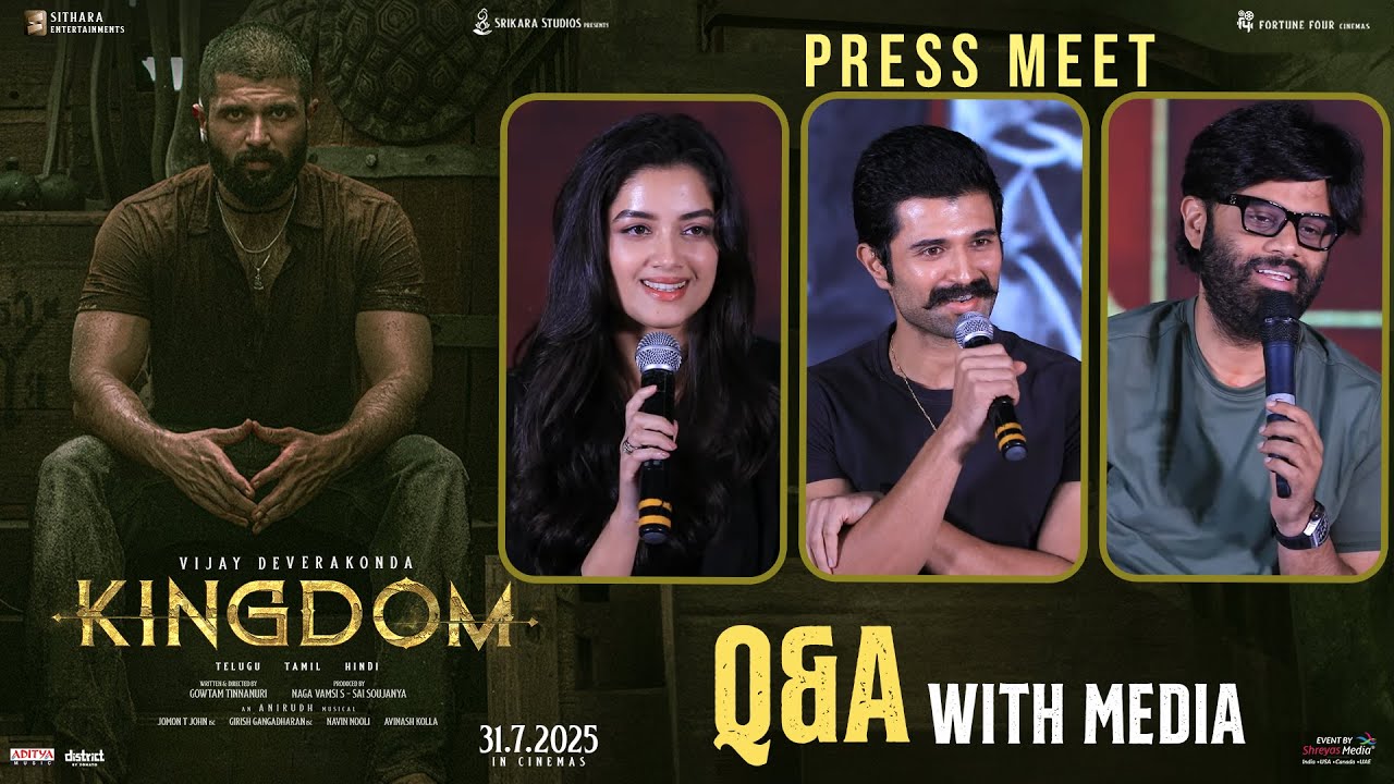 Q&A With Media at Kingdom Press Meet | Vijay Deverakonda | Anirudh Ravichander | S Naga Vamsi