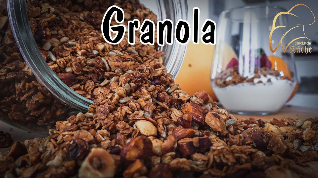 Granola | Knusperm&uuml;sli | lecker | gesund | einfach | knusprig | unter 15 Minuten