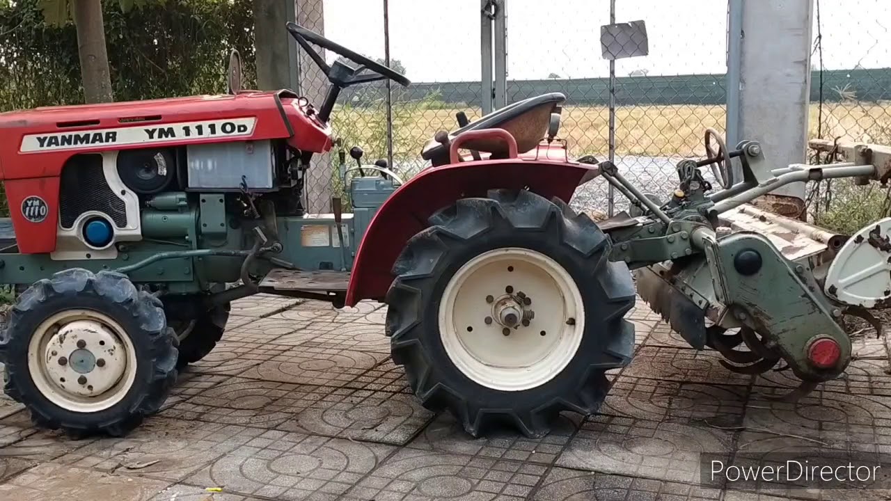 (đã bán)Máy cày yanmar 1110D mini 2 cầu