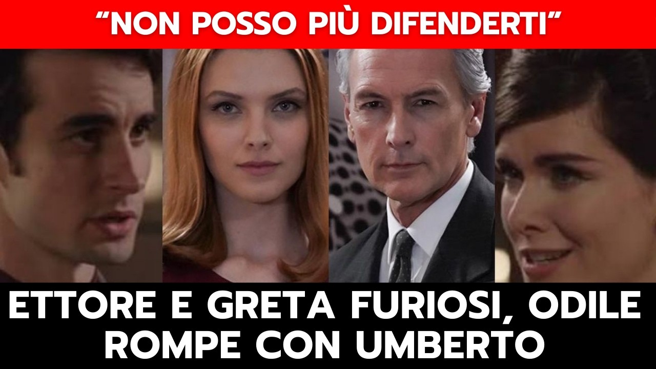 IL PARADISO DELLE SIGNORE ANTICIPAZIONI: ETTORE E GRETA FURIOSI, ODILE ROMPE CON UMBERTO