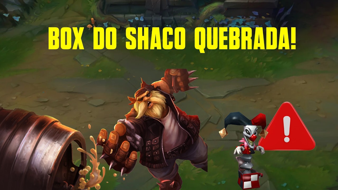 BOX DO SHACO QUEBRADA, GRAGAS FARMANDO AURA, MASTER YI E O BARON E VEIGAR DO BRONZE PARECE O FAKER!