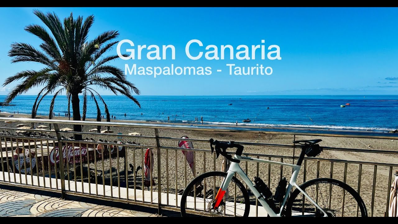 Gran Canaria Coastal Road Cycling | Maspalomas - Taurito - Return Ride 4K