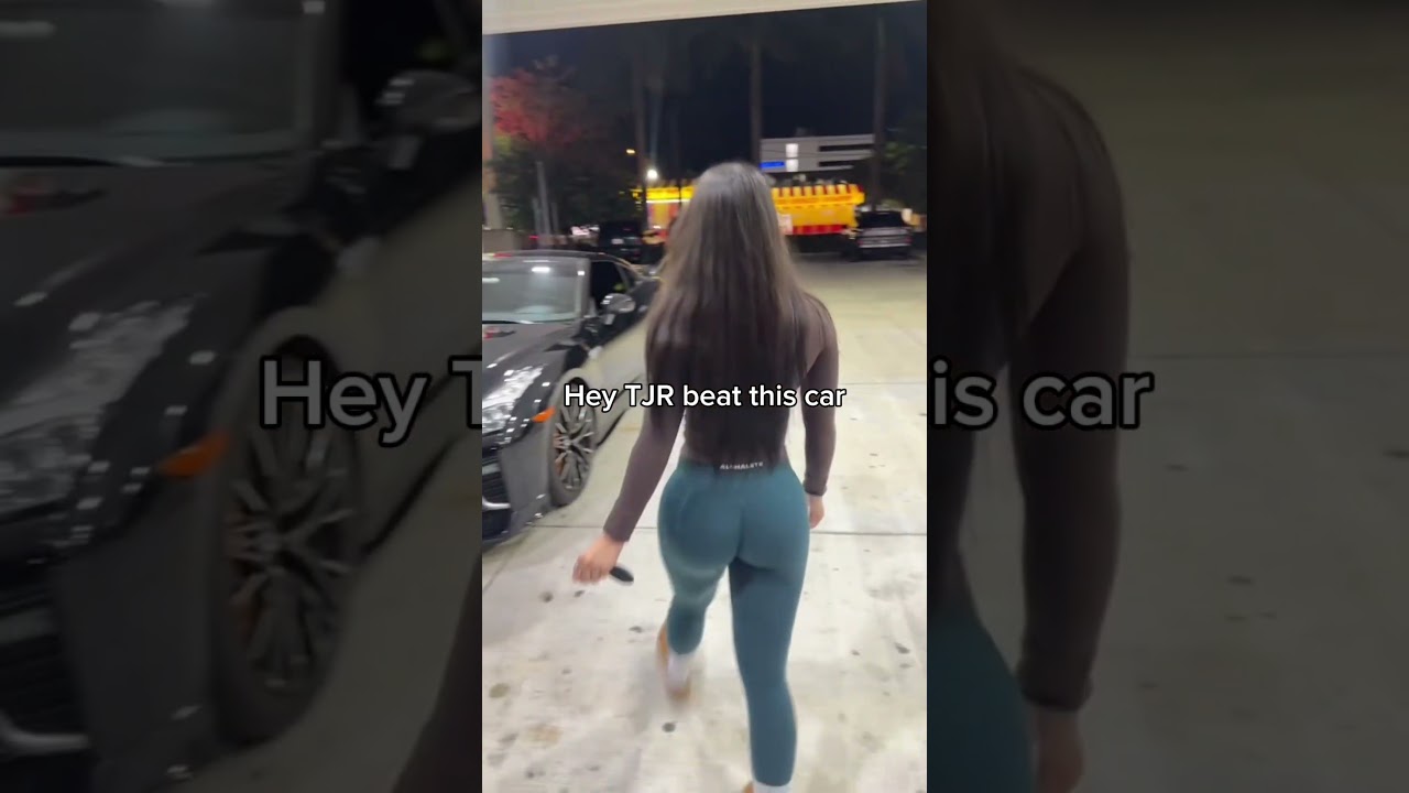 OF model tries flexing on TJR gone wrong😱 #motivation #success #tjr #lifestyle #cars #shorts