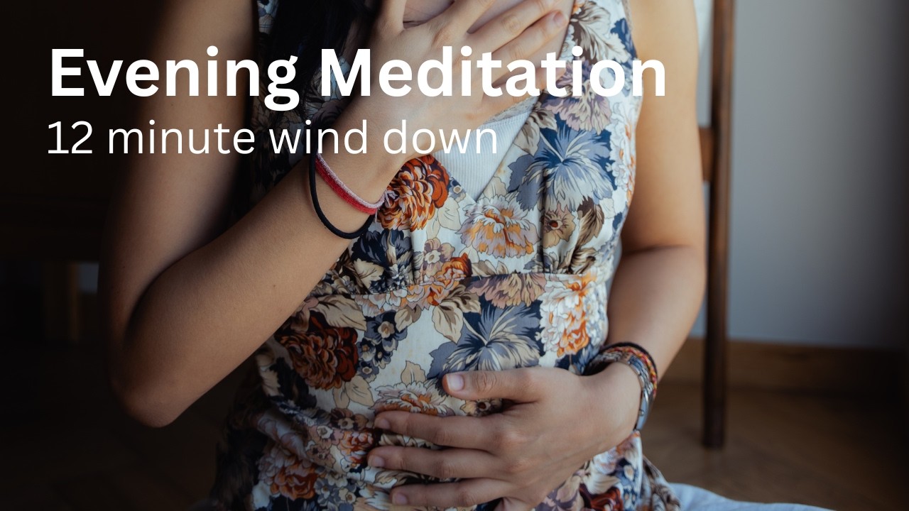 12 Minute Evening Meditation to Unwind | Deep Rest and Vagus Nerve Stimulation