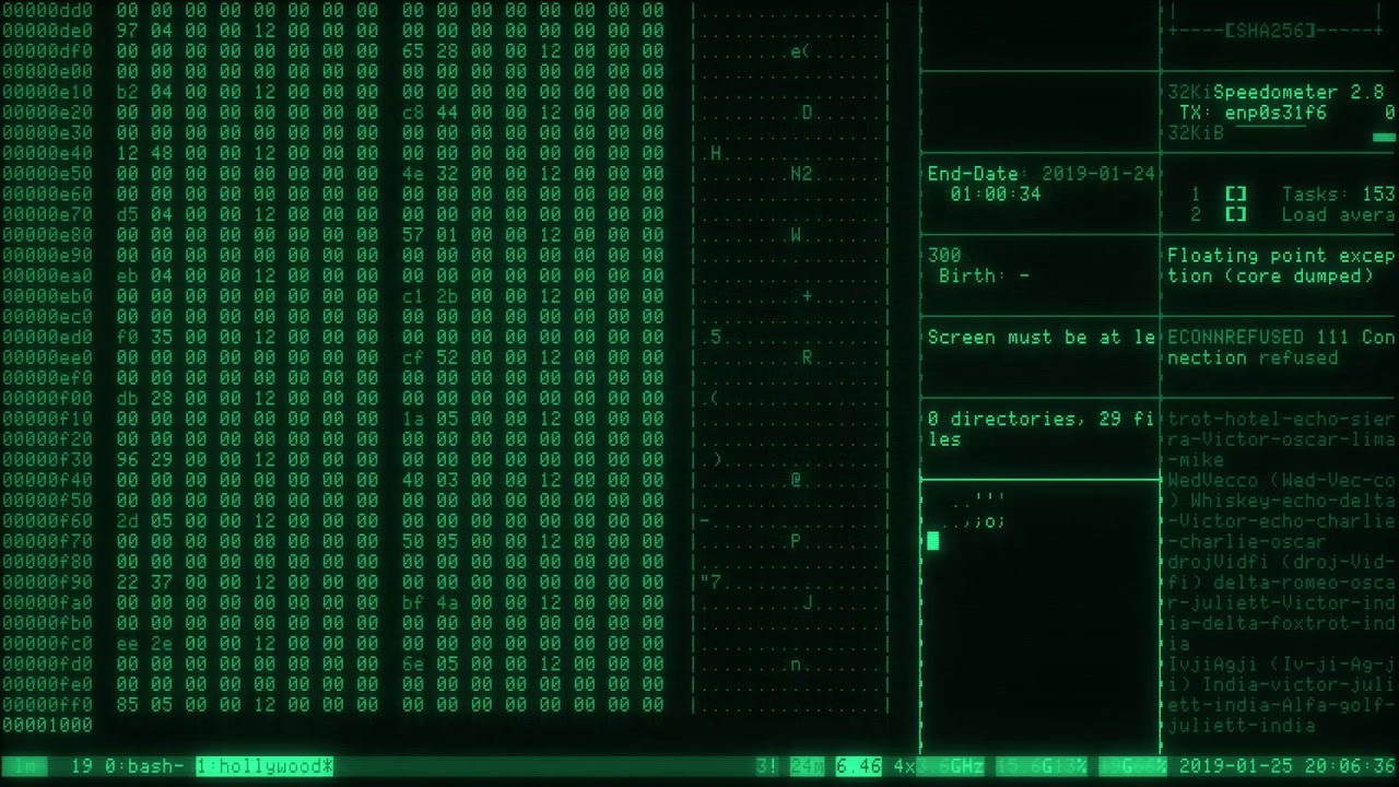 Retro Terminal, Hollywood style