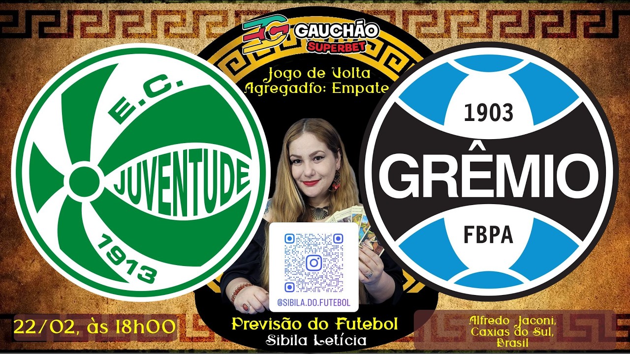 Previsão do Futebol - GAUCHÃO - Jogo de volta entre Juventude e Grêmio
