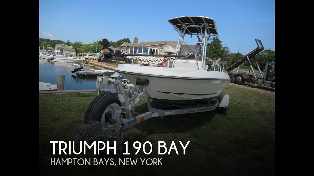 [UNAVAILABLE] Used 2004 Triumph 190 Bay in Hampton Bays, New York