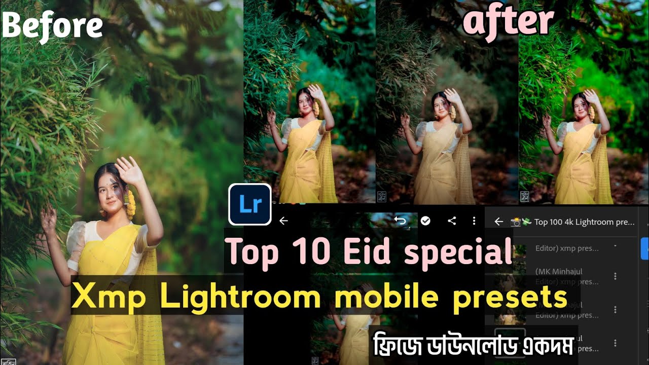 Top 10 Eid special xmp Lightroom mobile presets 2026! New Lightroom presets Pack free download 