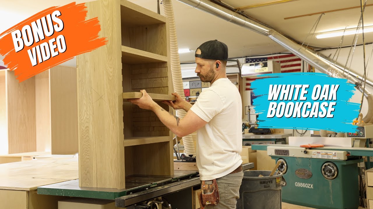 Build This Stunning White Oak Cookbook Storage Solution