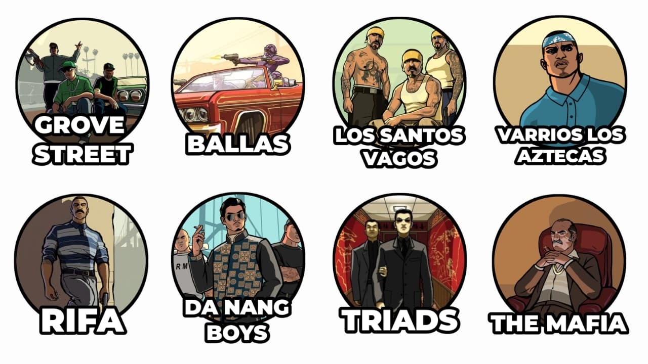 SEMUA Story Geng di Game GTA San Andreas Dijelaskan